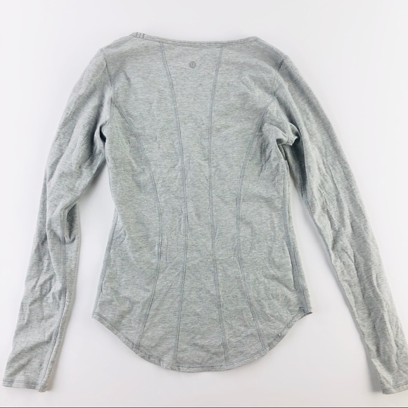 lululemon athletica Tops - Lululemon athletica gray training long sleeve
